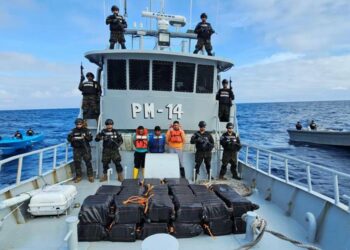 Presidente Nayib Bukele informa una nueva incautación de droga en altamar