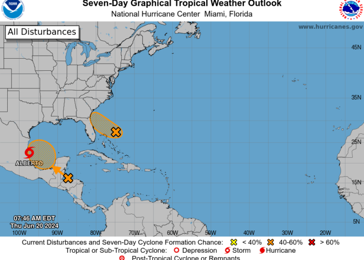Medio Ambiente advierte de una nueva baja presión que podría causar más lluvias