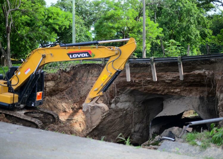 Emergencia por lluvias de tipo temporal dejaron seis cárcavas a nivel nacional