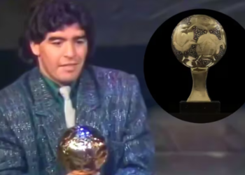 Suspenden subasta del Balón de Oro que Maradona ganó en el Mundial 86