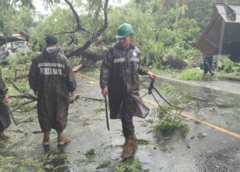 Fuerza Armada realiza labores de atención de emergencia en todo el país
