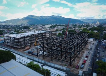 Construcción del nuevo Mercado San Miguelito avanza, este tendrá 4 niveles para más de mil comerciantes