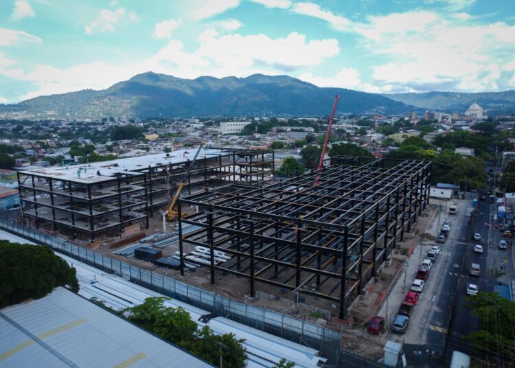 Construcción del nuevo Mercado San Miguelito avanza, este tendrá 4 niveles para más de mil comerciantes