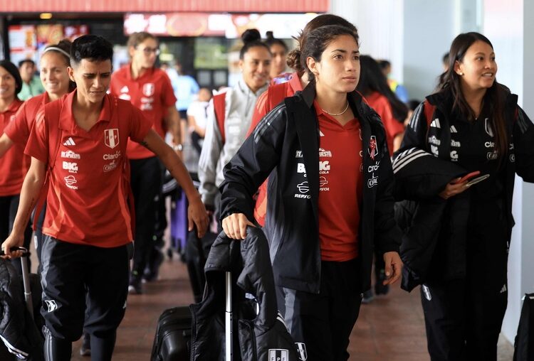 Selección de Perú ya se encuentra en el país para enfrentar a la selecta femenina