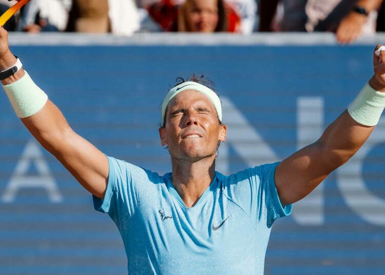 Rafa Nadal se mete en su primera final tras dos años después de remontar a Ajdukovic