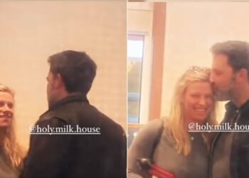 Ben Affleck es captado en actitud romántica con misteriosa mujer