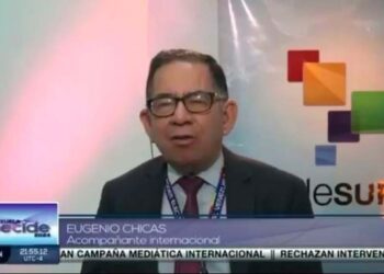 Eugenio Chicas califica como «ordenadas y transparentes» la elecciones de Venezuela