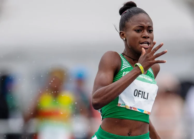 Favour Ofili, la mejor velocista de Nigeria se quedó eliminada de los 100 metros en los Juegos Olímpicos por un insólito error
