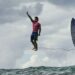 El brasileño Gabriel Medina, tres veces campeón mundial de surf, rompió el récord olímpico tras una performance espectacular