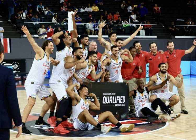 Costa Rica ganó el boleto a la siguiente fase de la eliminatoria rumbo a la Copa del Mundo FIBA 2027