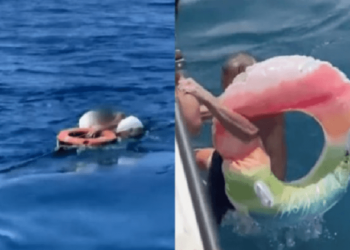 Un hombre se queda dormido en un flotador y pasa 19 horas a la deriva en alta mar