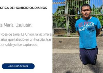 Policía captura al presunto asesino de una mujer en Santa María, Usulután