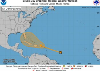 Se desarrolla la depresión tropical 2 en el Atlántico