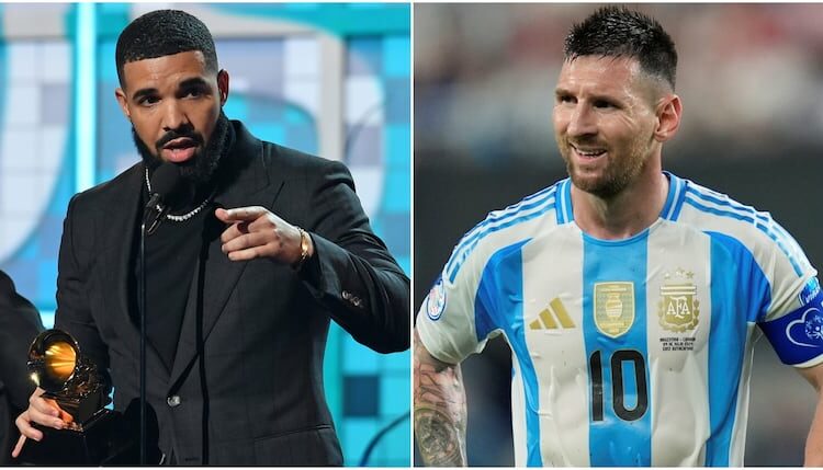 El rapero canadiense Drake perdió $300,000 dólares al apostar contra Argentina en la Copa América
