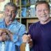 Arnold Schwarzenegger saludó a Sylvester Stallone por sus 78 años