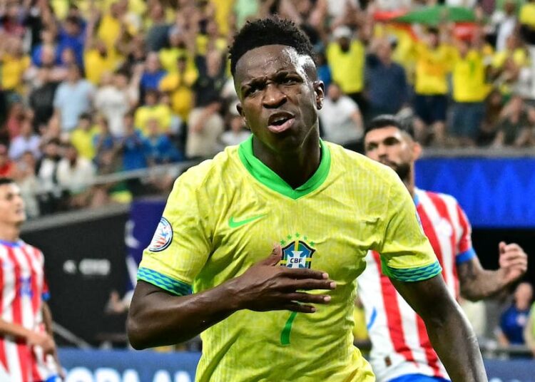 Los aficionados de Brasil culparon a Vinicius por la eliminación en la Copa América 2024