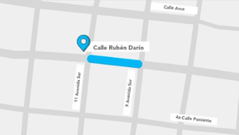 Tramo de la calle Rubén Darío en SS permanecerá cerrada por trabajos de cableado subterráneo