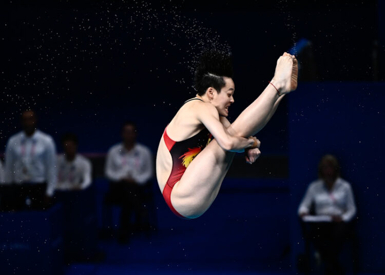 La clavadista china Chen Yiwen arrasa en la final individual de trampolín de 3 metros