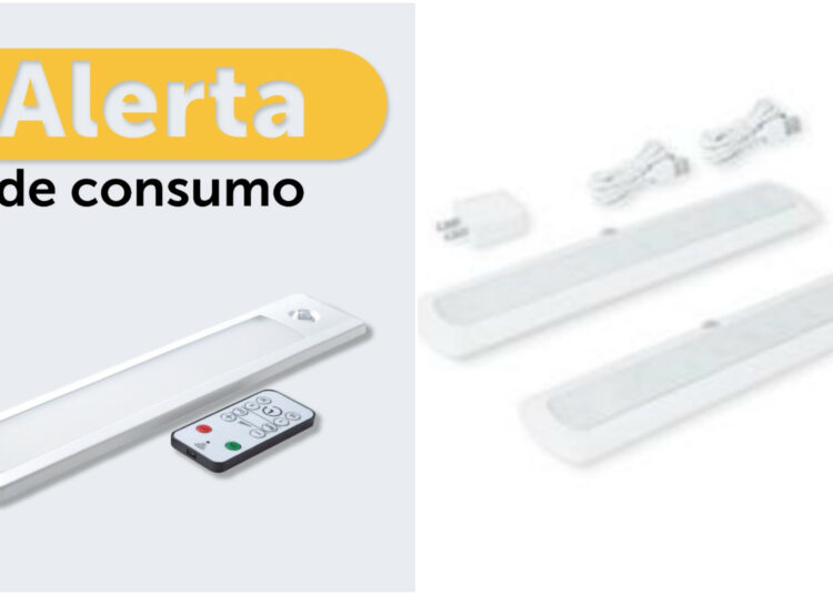 Defensoría del Consumidor alerta sobre lámparas recargables que pueden causar incendios