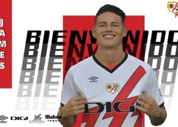 James Rodríguez regresa a la Liga española al fichar con Rayo Vallecano