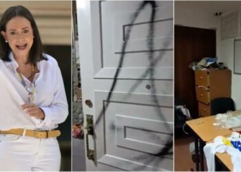 Hombres armados vandalizan oficinas de María Corina Machado