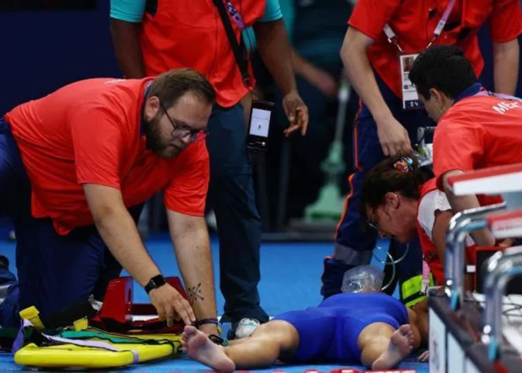 La nadadora Tamara Potocka se desploma tras la carrera de 200 m combinados en los Juegos Olímpicos tras un ataque de asma