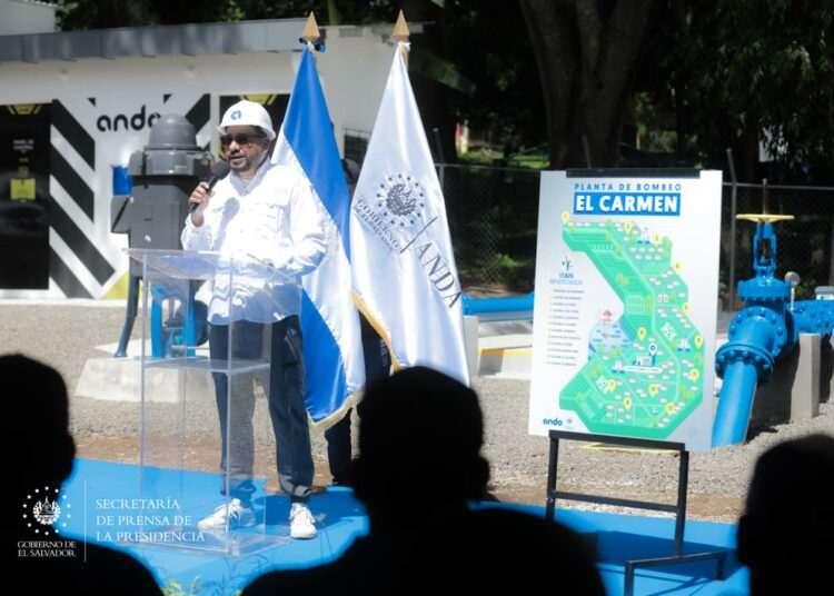 ANDA inaugura proyecto de mejora de la red de agua potable en Ahuachapán