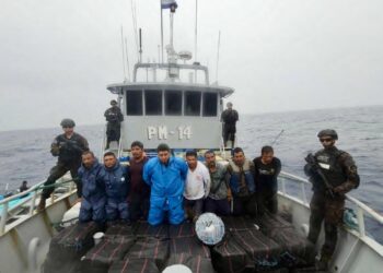 En 80 días, la Marina Nacional ha incautado 8.1 tonelada de droga valorada en $203.8 millones