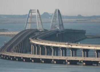 Ucrania atacó un embarcadero de ferris en Crimea