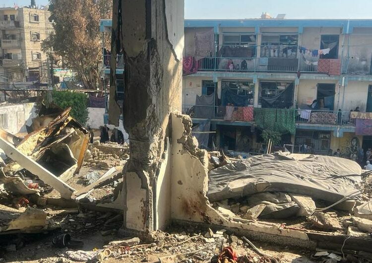 Ataque israelí deja al menos 15 muertos en una escuela en Gaza