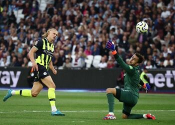 Con un hat-trick de Haaland, el City derrotó al West Ham