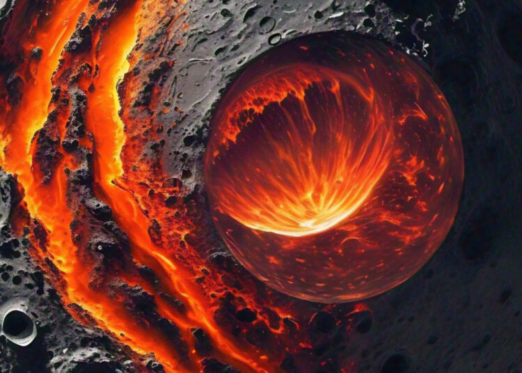 La Luna habría tenido un gran océano de lava en su polo sur