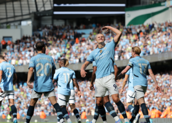 Manchester City no tuvo piedad del Ipswich y con triplete de Haaland lo goleó 4 a 1