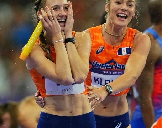 (VIDEO) Remontada de Países Bajos para llevarse el oro en los 4×400 relevos mixto de París 2024