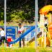 Ministro de Seguridad inaugura parque en colonia Popotlán 2, en una zona que fue controlada por las pandillas