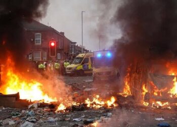 Quinto día de disturbios en el Reino Unido