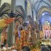 Imagen del Divino Salvador del Mundo recorre desde la iglesia El Calvario hacia la Basílica Sagrado Corazón de Jesús