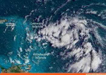 La tormenta tropical Ernesto descarga aguaceros en el nordeste del Caribe y pone rumbo a Puerto Rico