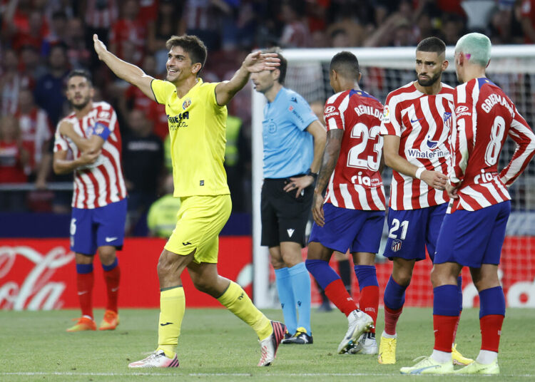 Atlético de Madrid no logra pasar del empate ante el Villarreal