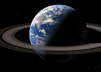 La Tierra pudo tener un anillo como Saturno