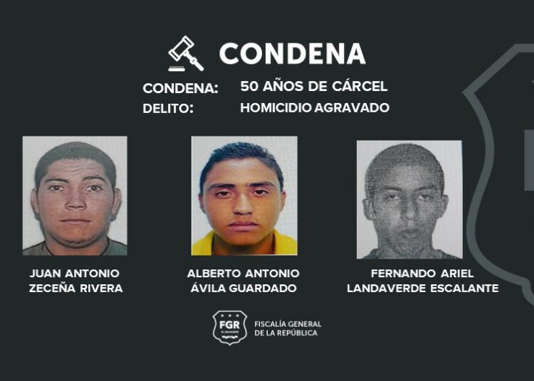 50 años para pandilleros que asesinaron a dos personas en Santa Ana