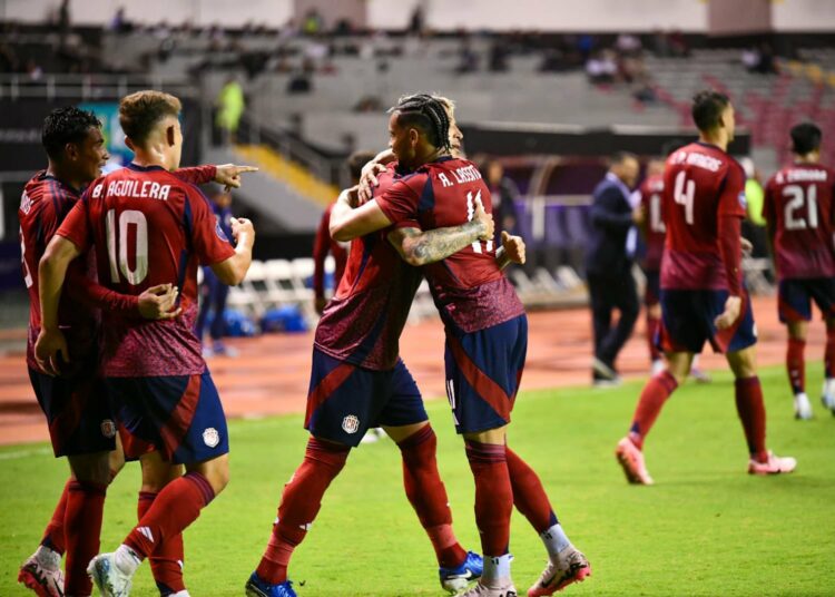 Costa Rica goleó 3-0 a Guadalupe por Liga de Naciones Concacaf