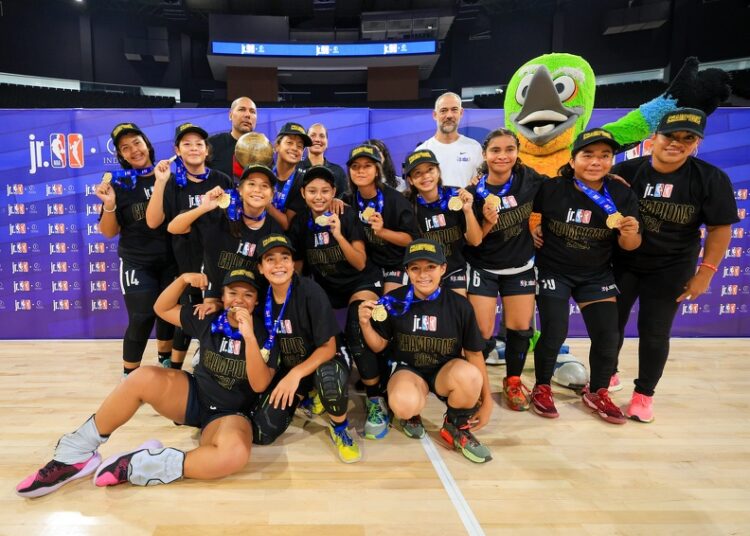 Las jugadoras del Itexsal se consagraron bicampeonas de la Jr. NBA Leagues