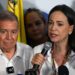La líder opositora María Corina Machado sostuvo que la vida de Edmundo González “corría peligro” en Venezuela