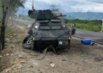 ELN ataca carro blindado del Ejército en el este de Colombia