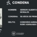 58 años de prisión para marero que asesinó a un soldado y le robó el fusil, en Lourdes Colón