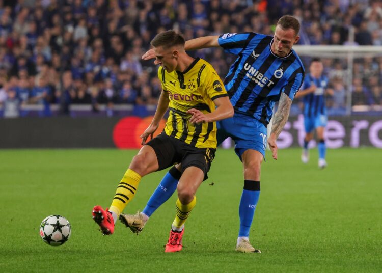 Dortmund aplasta a Club Brujas con un 3-0 en Bélgica