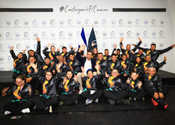 INDES entregó el pabellón a delegación de OOEE que participará en los IV Juegos Latinoamericanos