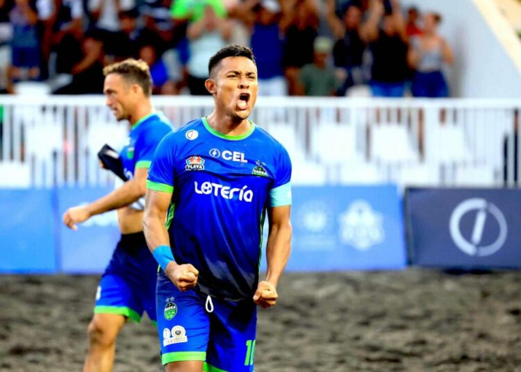 Heber Ramos, con doble festejo en la Liga de Fútbol Playa
