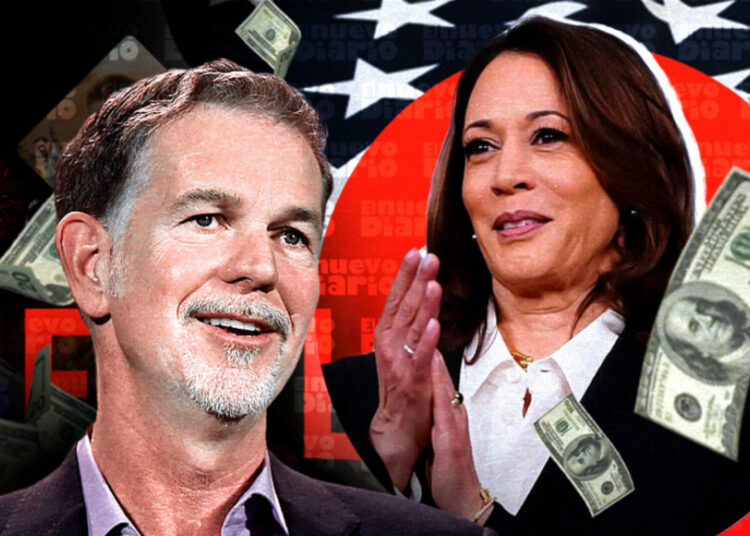 Netflix sufre masiva cancelación de suscriptores tras donar $7 millones a la campaña de Kamala Harris